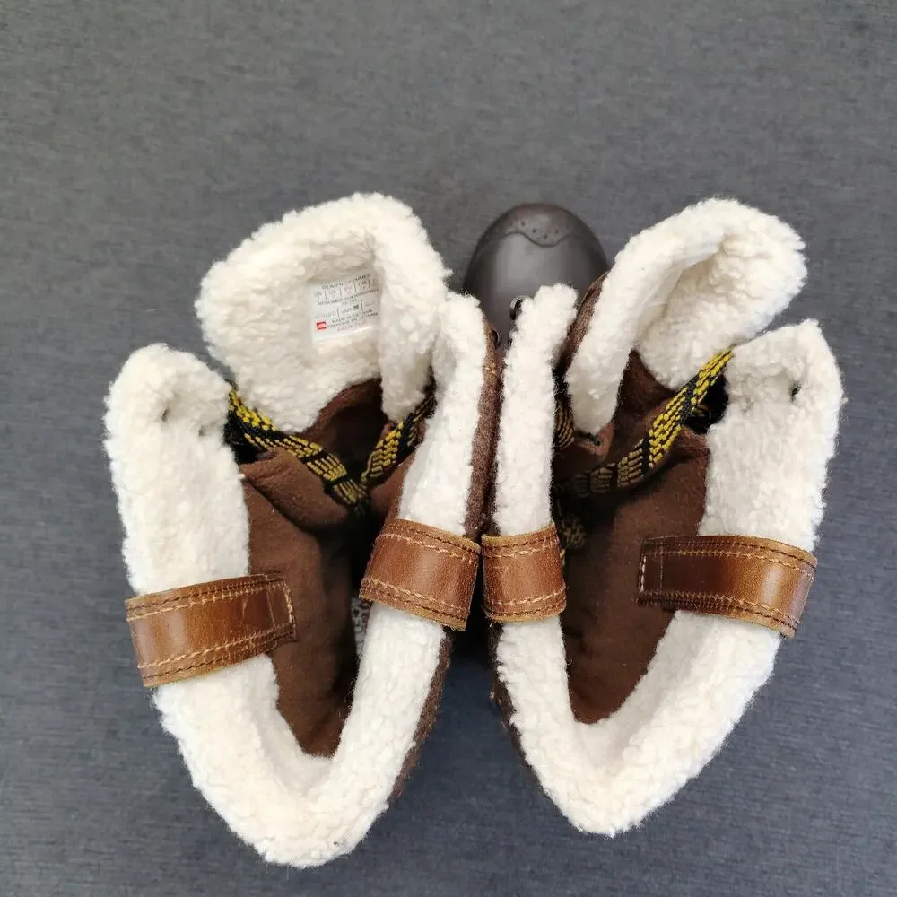 The North Face Shellista 3 Mid Boots Womens 7 Brown Faux Fur Waterproof